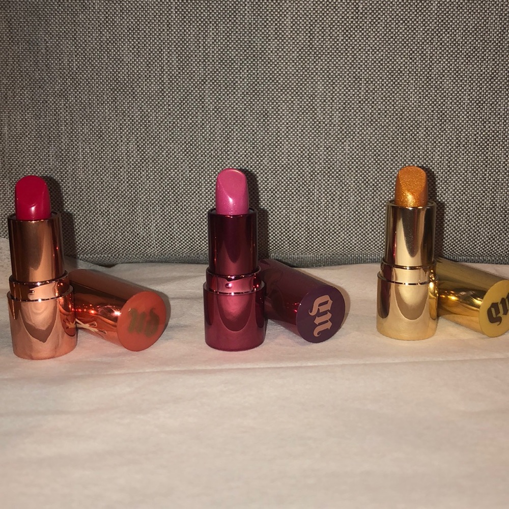 Urban Decay Holiday mini lipsticks
